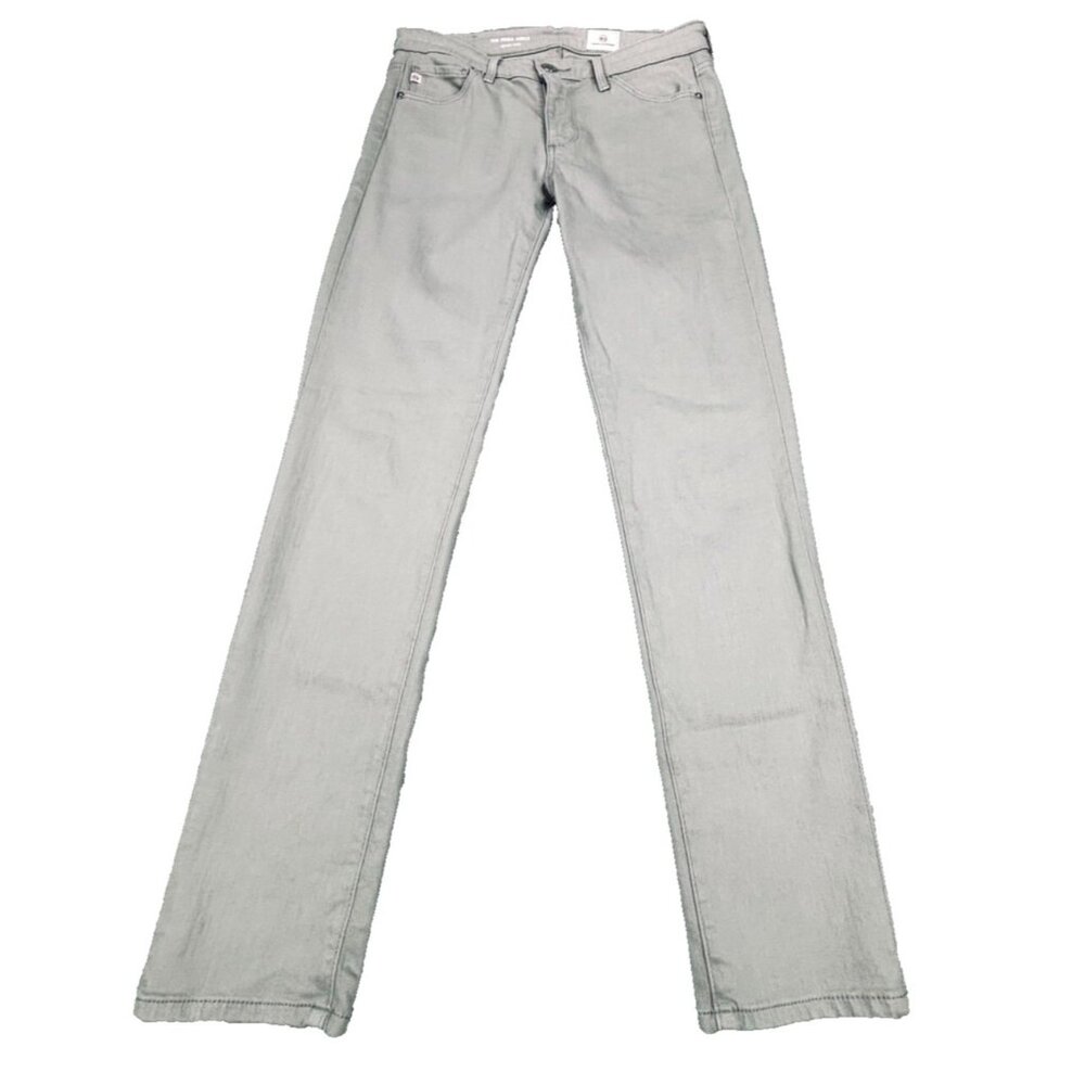 AG Adriano Goldschmied The Prima Cigarette Ankle Jeans Womens Size 26 Gray Flat